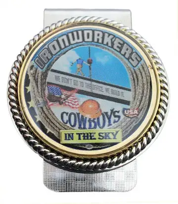 Ironworkers Cowboys In The Sky Money Clip #Bw-Mc-Cs 2