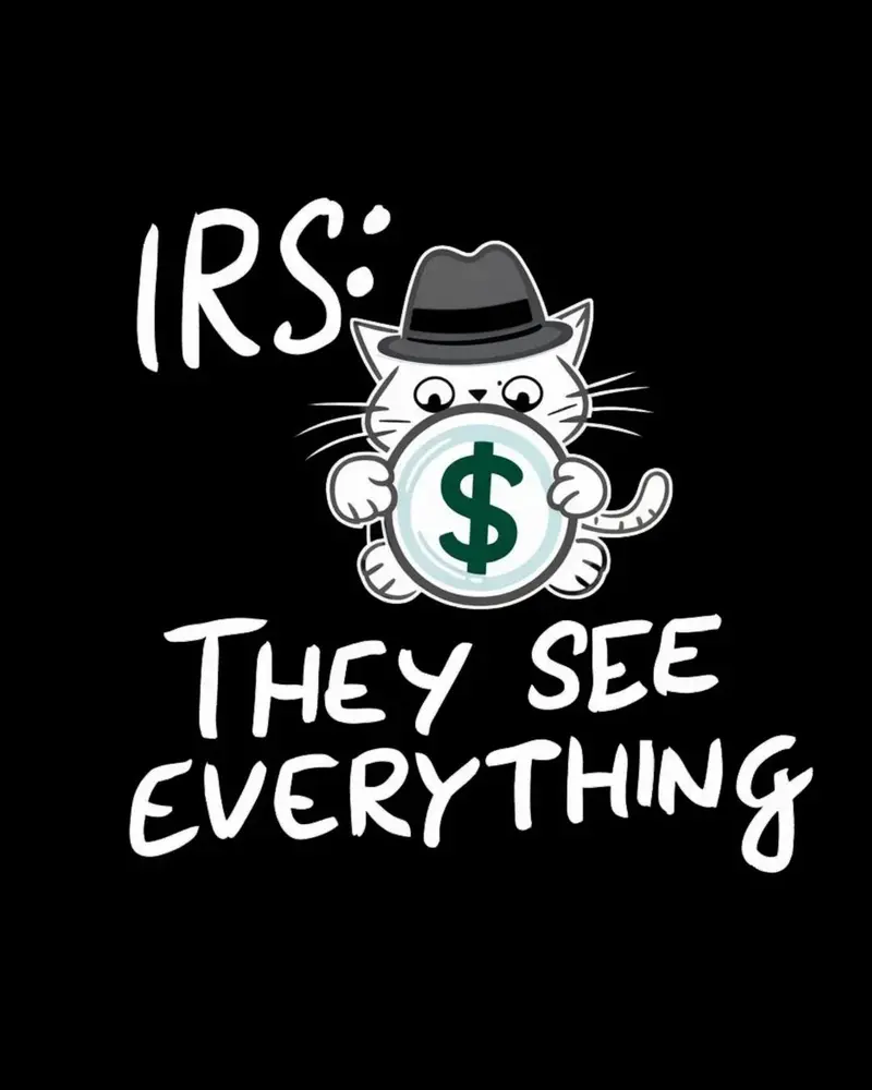 Irs They See Everything Cotton Tshirt 2