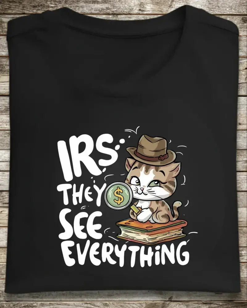Irs They See Everything Tax Season T-Shirt 1