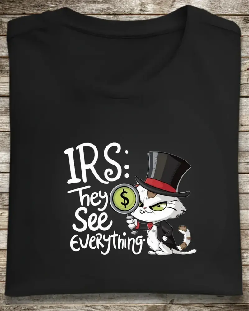 Irs They See Everything Tax Season Tee 1