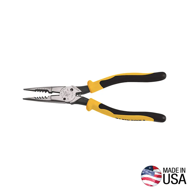 J206-8C - Pliers, All-Purpose Needle Nose, Spring Loaded, Cuts, Strips, 8.5-Inch 1