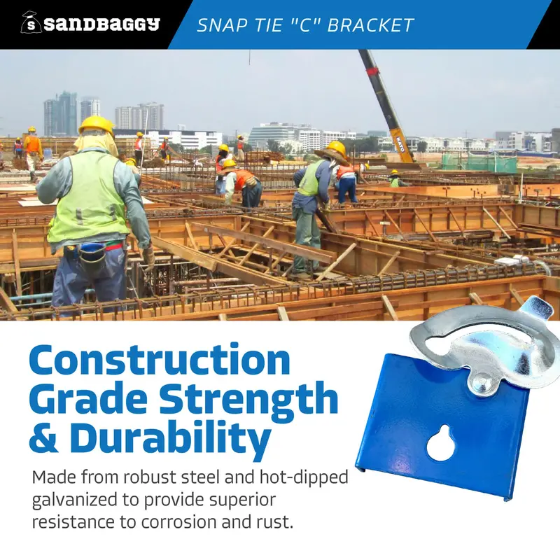 Jahn C Bracket - Snap Tie Clamp - Hot Dipped Galvanized 6