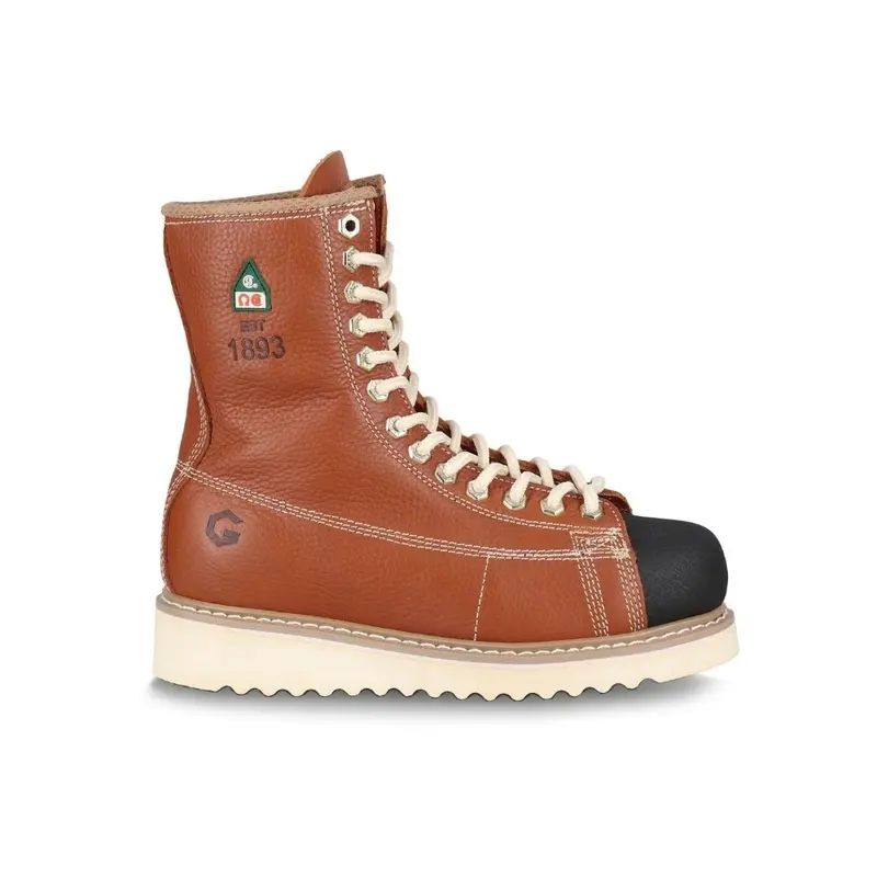 Jb Goodhue Ironworker Men's 8" Steel Toe Work Boot Tan - 00801 2