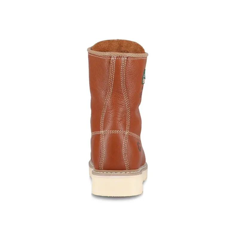 Jb Goodhue Ironworker Men's 8" Steel Toe Work Boot Tan - 00801 5