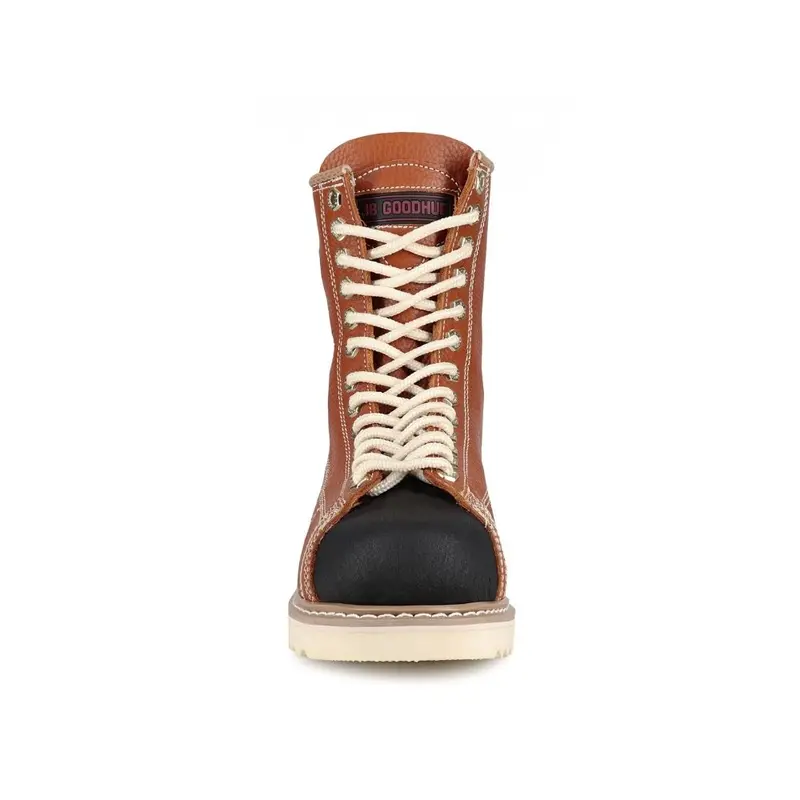 Jb Goodhue Ironworker Men's 8" Steel Toe Work Boot Tan - 00801 6