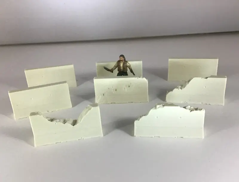 Jersey Barriers - 28Mm Terrain 1