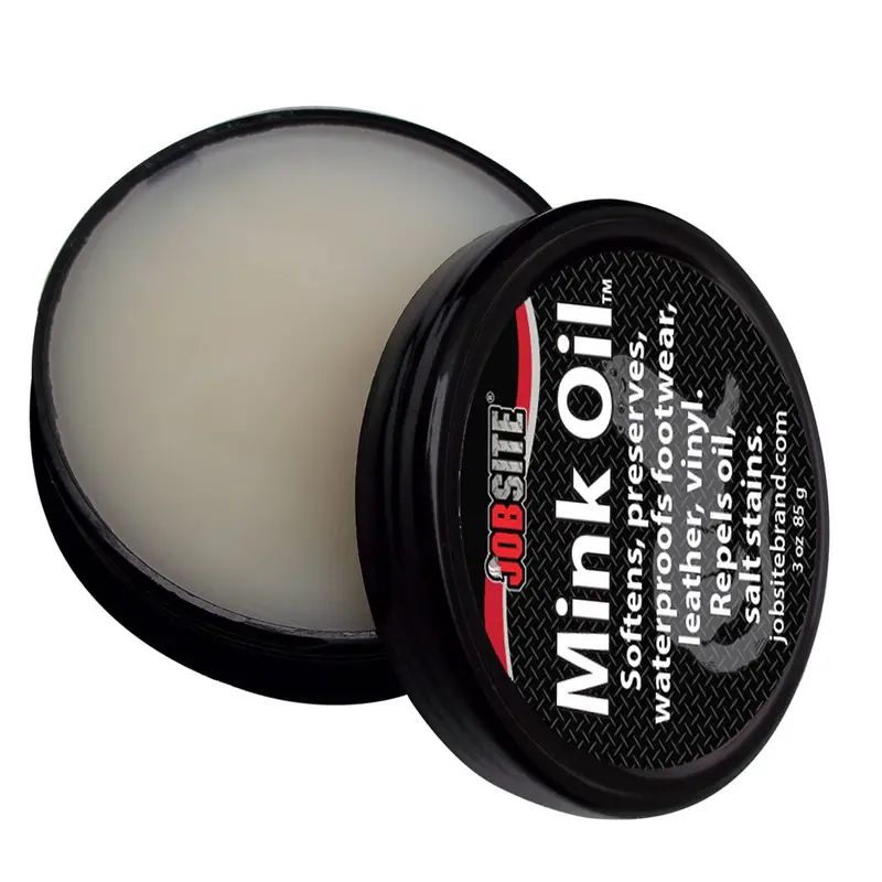 Jobsite 3Oz Mink Oil Leather Waterproof Paste #54032 1