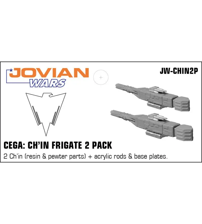 Jovian Wars: Cega Ch'in Frigate Two Pack 1