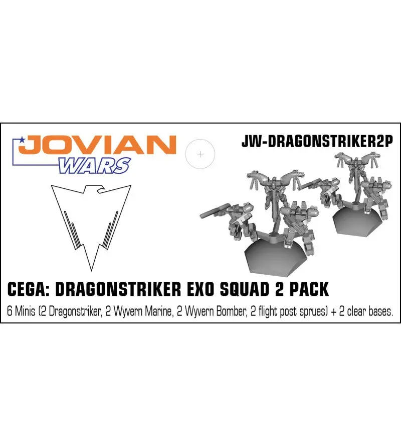 Jovian Wars: Cega Dragonstriker Exo Armor Squad 2 Pack 1
