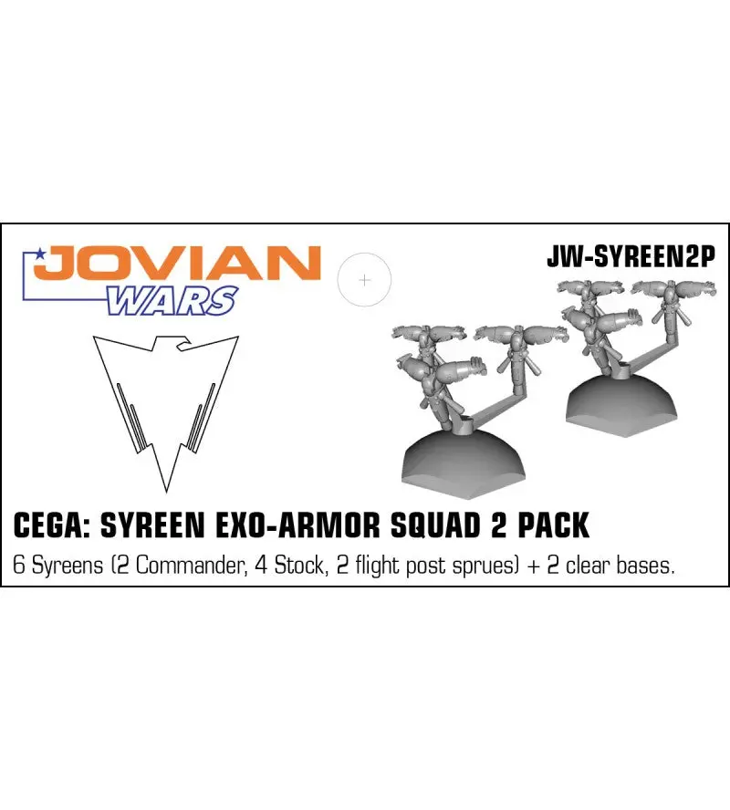 Jovian Wars: Cega Syreen Exo Armor Squad 2 Pack 1