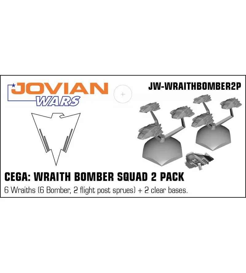 Jovian Wars: Cega Wraith Bomber Squad 2 Pack 1