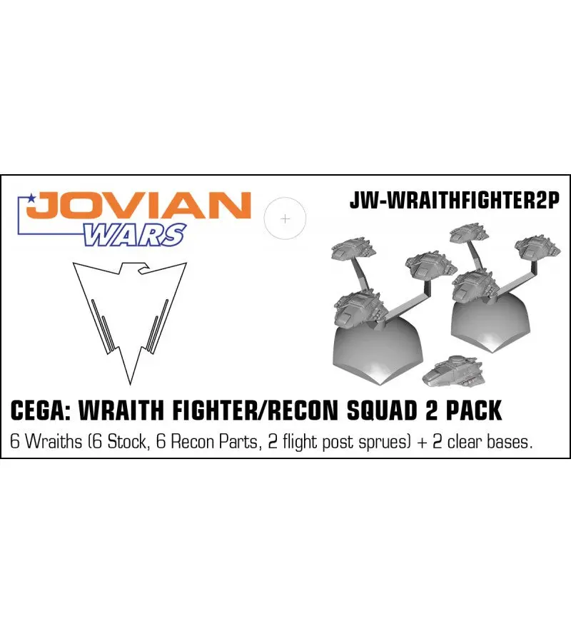 Jovian Wars: Cega Wraith Fighter Recon Squad 2 Pack 1