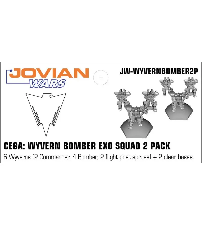 Jovian Wars: Cega Wyvern Bomber Exo Armor Squad 2 Pack 1