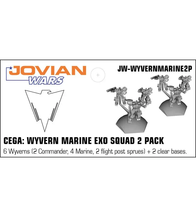 Jovian Wars: Cega Wyvern Marine Exo Armor Squad 2 Pack 1