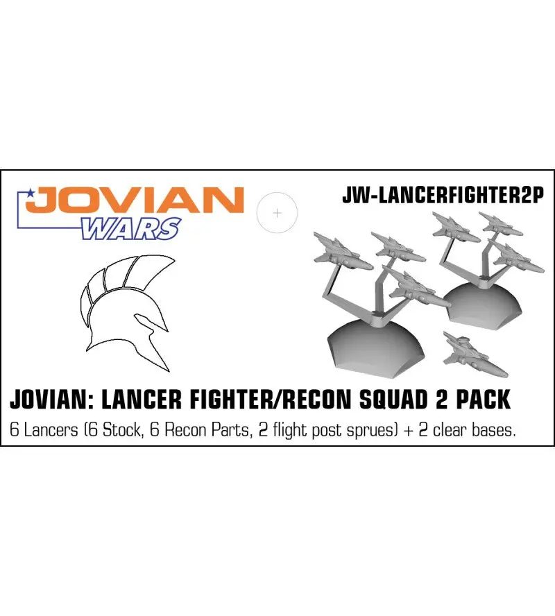 Jovian Wars: Jovian Lancer Fighter Recon Squad 2 Pack 1