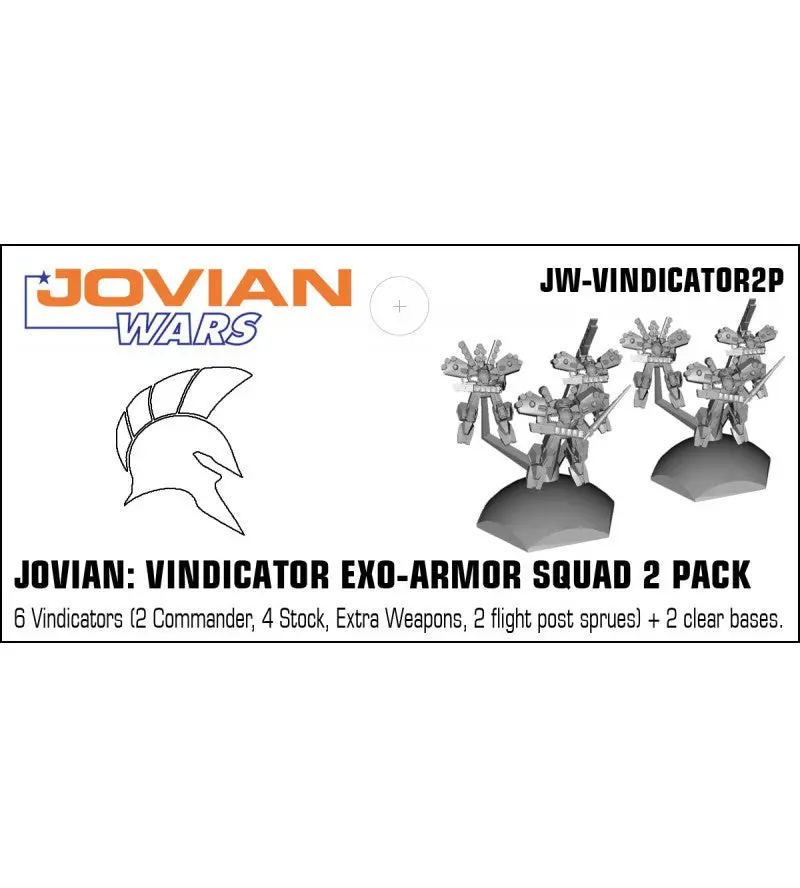 Jovian Wars: Jovian Vindicator Exo Armor Squad 2 Pack 1