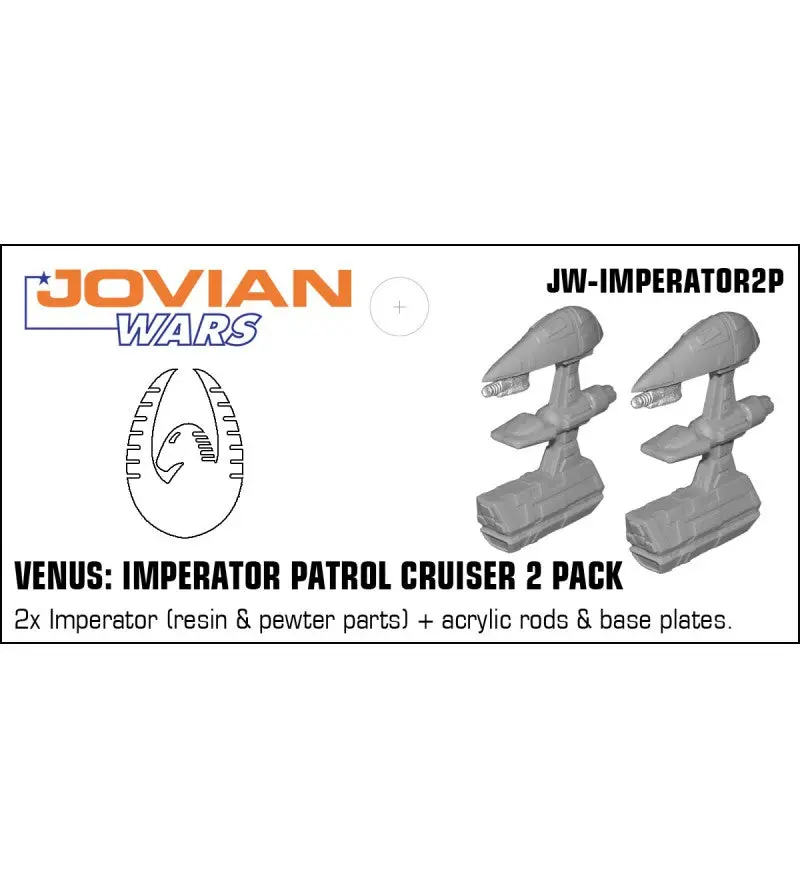 Jovian Wars: Venus Imperator Patrol Cruiser Two Pack 1