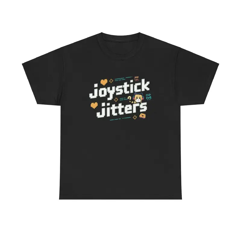 Joystick Jitters Retro Cotton Tshirt 5