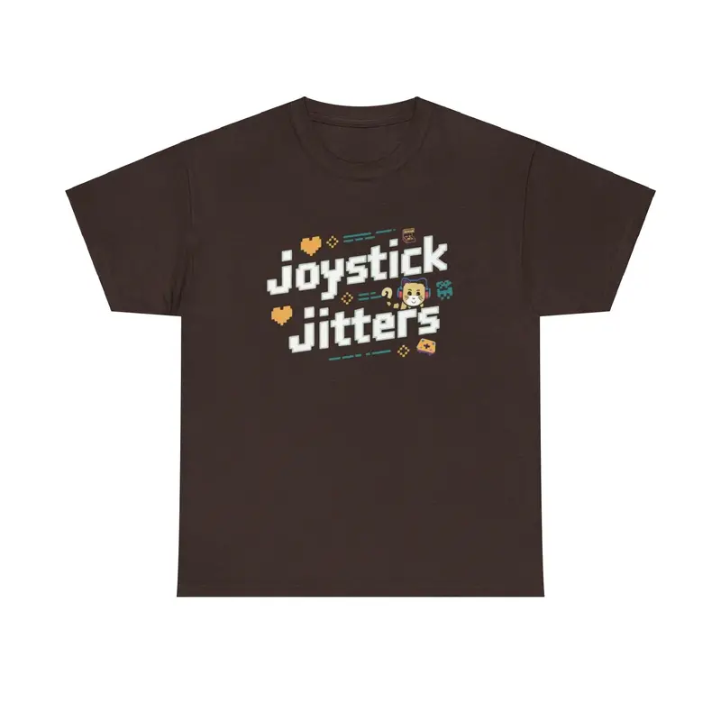 Joystick Jitters Retro Cotton Tshirt 6
