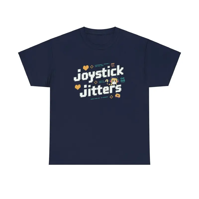 Joystick Jitters Retro Cotton Tshirt 7