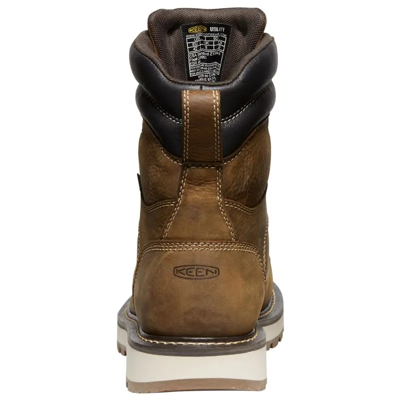 Keen Cincinnatti 90° Heel Men's 8" Waterproof Composite Toe Work Boot - 1028288 8