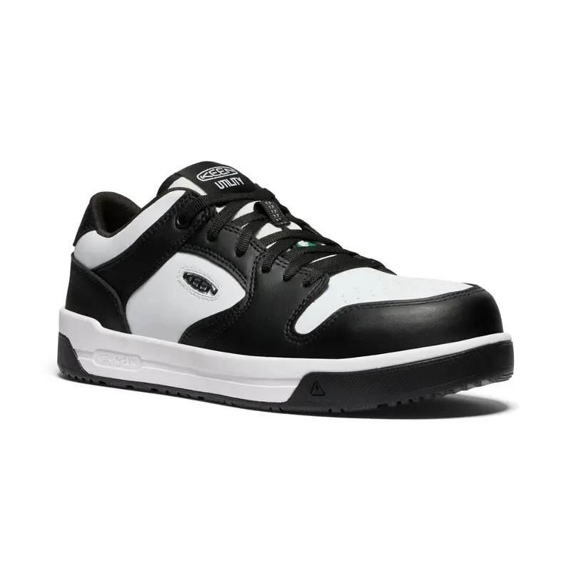 Keen Overton Men's Composite Toe Athletic Work Shoe - 1029857 White/Black 1