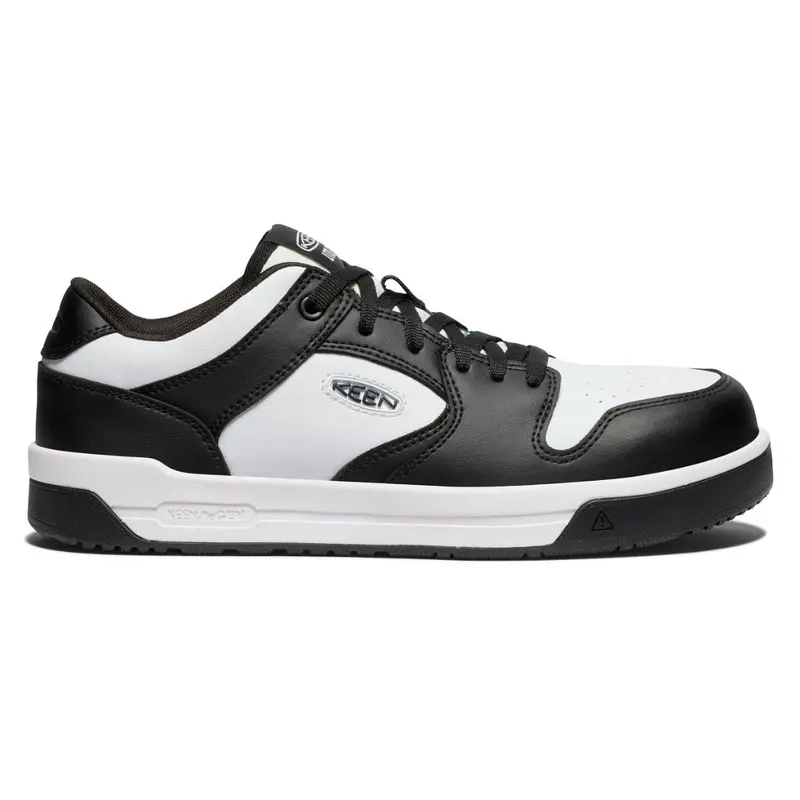 Keen Overton Men's Composite Toe Athletic Work Shoe - 1029857 White/Black 2