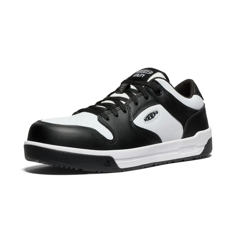 Keen Overton Men's Composite Toe Athletic Work Shoe - 1029857 White/Black 4