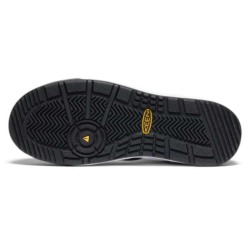 Keen Overton Men's Composite Toe Athletic Work Shoe - 1029857 White/Black 8