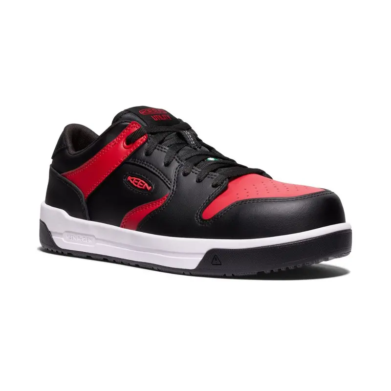 Keen Overton Men's Composite Toe Athletic Work Shoe - 1029872 Red/Black 1