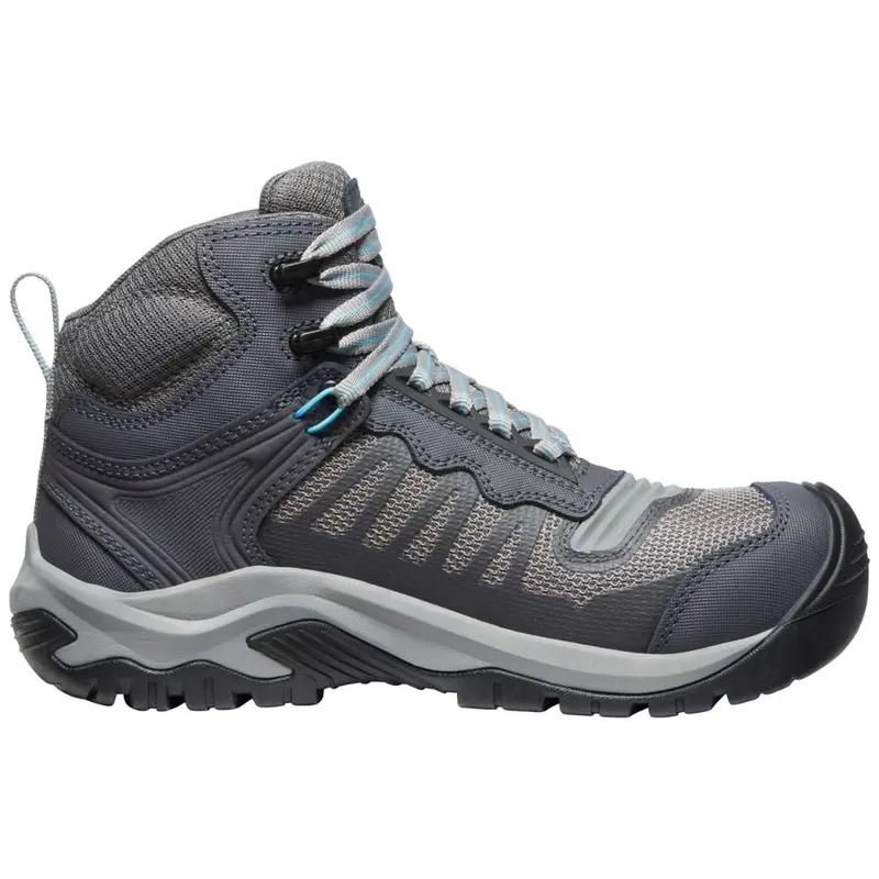 Keen Reno Women's Mid Athletic Waterproof Composite Toe Work Shoe 1027116 - Grey 1