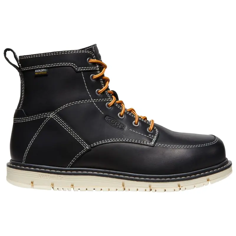 Keen San Jose Men’S 6” Wp Aluminum Toe Work Safety Boot 1027083 - Black 2
