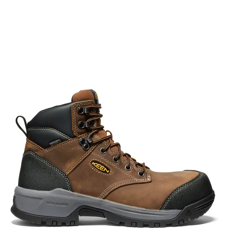 Keen Utility Men's Evanston 6" Waterproof Eh Carbon Toe Work Boot 1