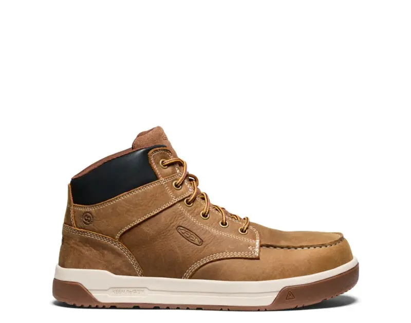 Keen Utility Men's Gibson Mid 5" Eh Moc Comp Toe Work Boot 1