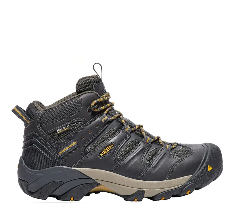 Keen Utility Men's Lansing Mid Waterproof Steel Toe Work Boot 1