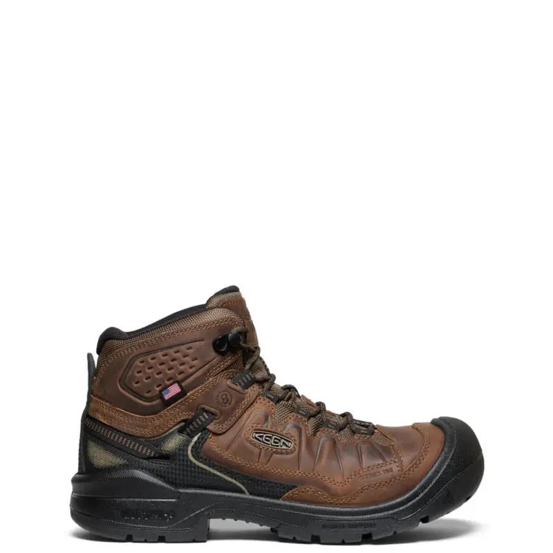 Keen Utility Men's Targhee Iv Mid Work 5.5" Waterproof Carbon Toe Work Boot 1