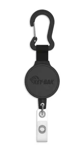 Key-Bak Mid6 Heavy Duty 6 Oz. Badge Reel With Carabiner 1