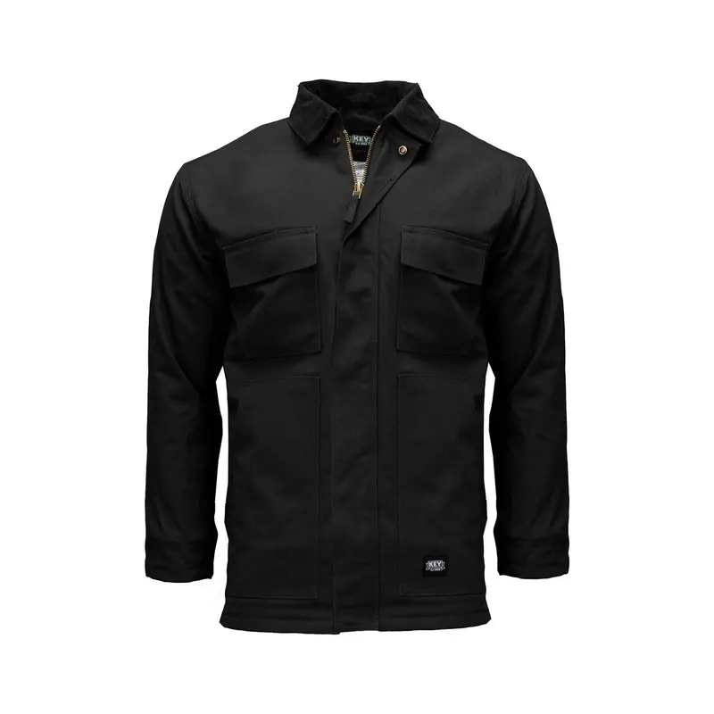 Key Black Insulated Chore Coat 1