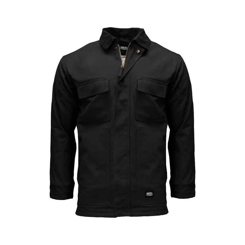 Key Black Insulated Chore Coat 2