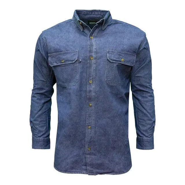 Key Industries Denim Work Shirt #542.45 1