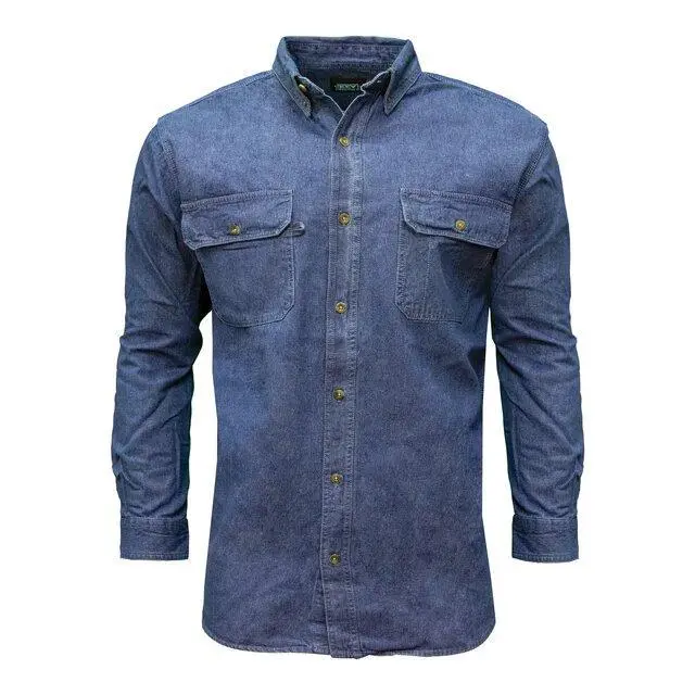 Key Industries Denim Work Shirt #542.45 2