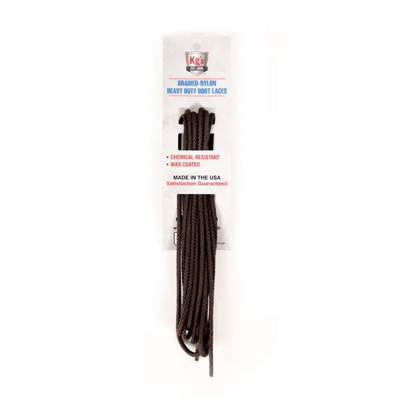 Kg's Heavy Duty Braided Nylon Boot Laces 1