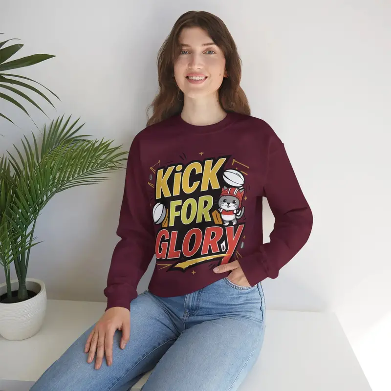 Kick For Glory Ultra Cotton Crewneck Sweatshirt 10