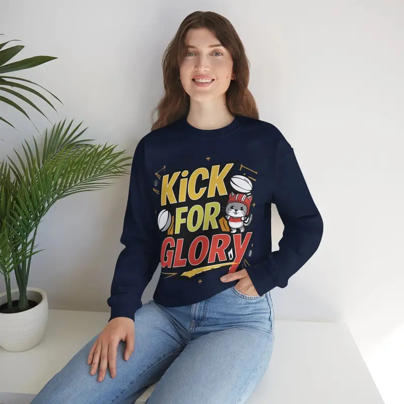 Kick For Glory Ultra Cotton Crewneck Sweatshirt 11
