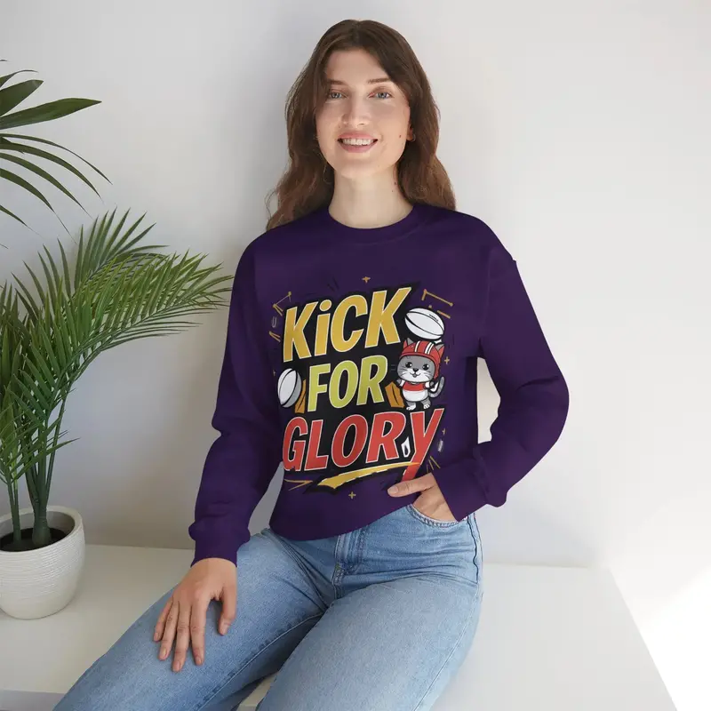 Kick For Glory Ultra Cotton Crewneck Sweatshirt 12