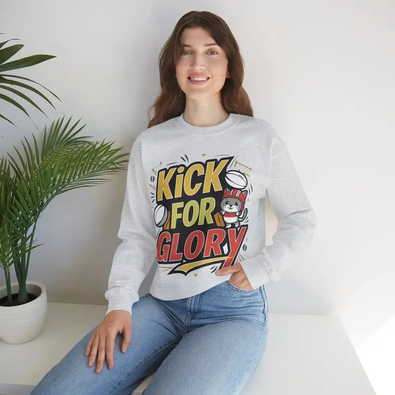 Kick For Glory Ultra Cotton Crewneck Sweatshirt 9