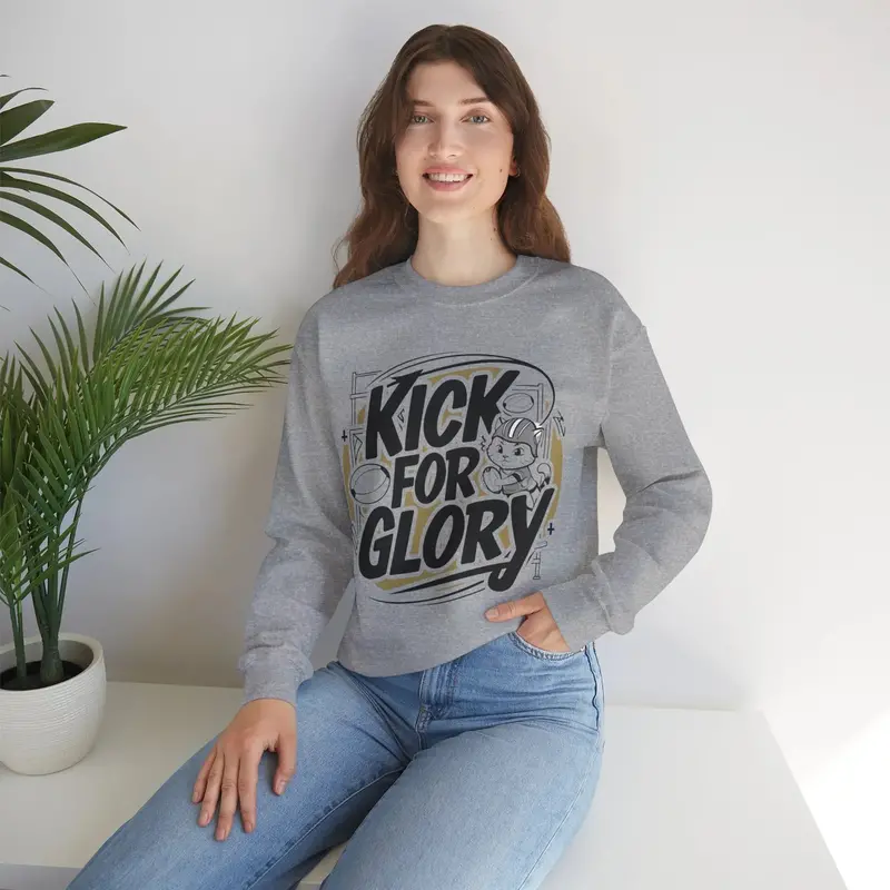Kick For Glory Ultra Cotton Crewneck Sweatshirts 14