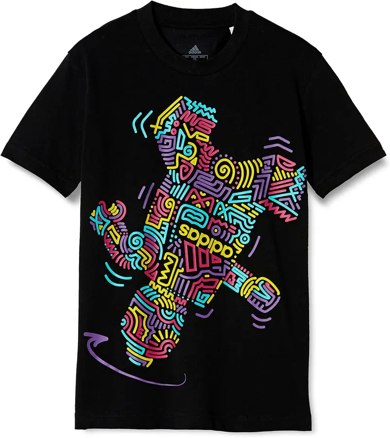 Kid's Adidas X Lego® Graphic Tee - Black Gu8901 1