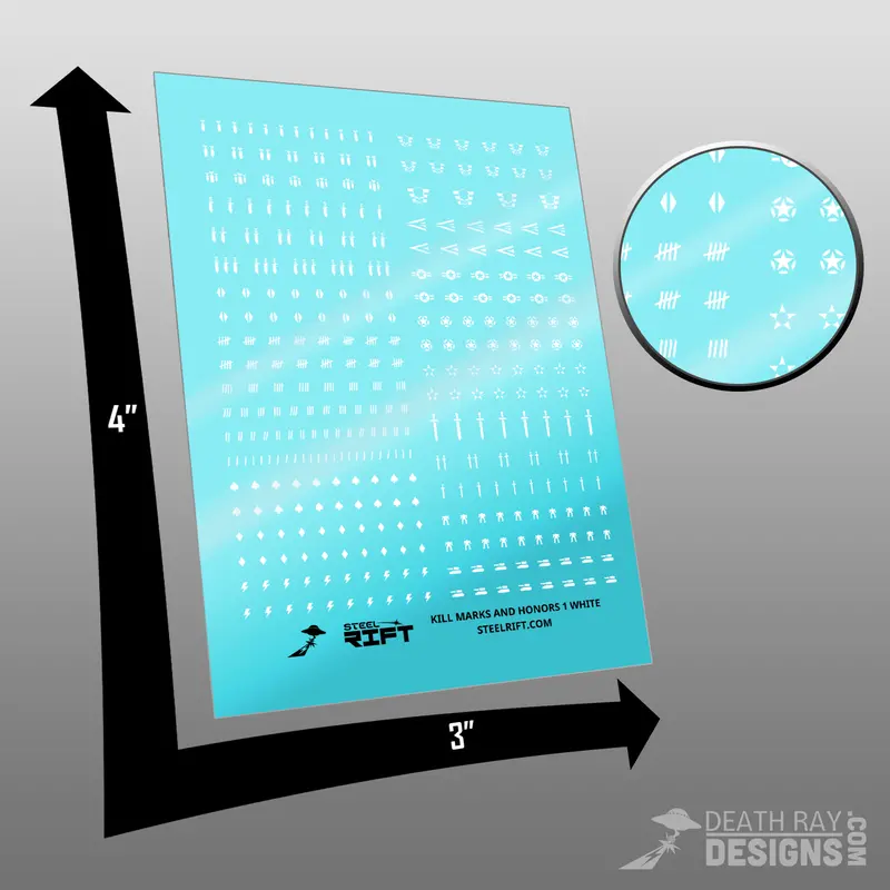 Kill Marks And Honor 1 White 1