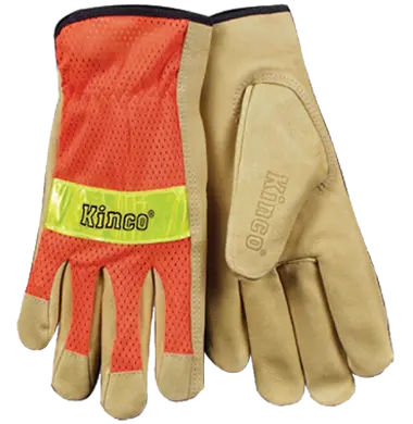 Kinco Hi-Viz Unlined Grain Pigskin Leather Driver #909- Clearance 2